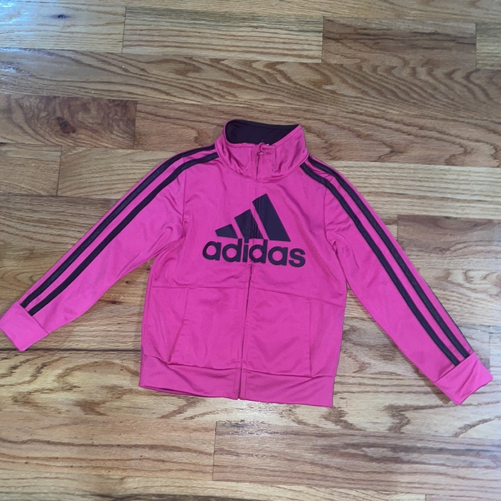 Toddler 4T, 4 years Zip front Adidas Hot pink Jacket